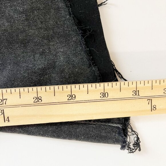 By Together Black Denim High Rise Flare Bell Bottom Jeans Boho Hippie Size Small - Picture 6 of 7